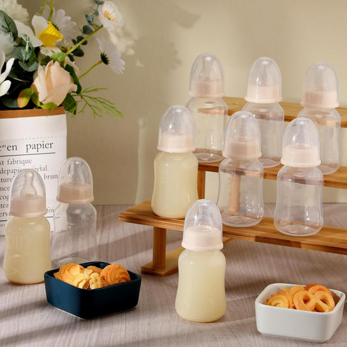 48 Sets SiliFine Pcs Baby Shower Favors Party Bottle Chug Game Mini Bottles Gift for Gender Reveal Birthday Party