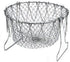 304 Stainless Steel Foldable Steam Rinse Strain Fry Basket, Kitchen Cooking Tool
