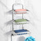 3 Tier Soap Bar Holder for Shower, Aluminum Wall Mounted Rustproof Soap