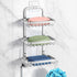 3 Tier Soap Bar Holder for Shower, Aluminum Wall Mounted Rustproof Soap