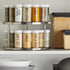 Juvale 2-Tier Stainless Steel Lazy Susan Spice Rack Organizer for Kitchen & Pantry Countertop (10.5 in)