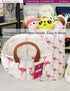 Laundry Hamper Large Canvas Fabric - Lightweight Storage Basket for Toy Organizer and Dirty Clothes (Flamingos)
