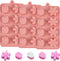 Flower Chocolate Molds, 3pcs Tulip Silicone Candy Molds for Ice Cube, Resin, Soap, Cupcake Decoration