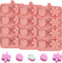 Flower Chocolate Molds, 3pcs Tulip Silicone Candy Molds for Ice Cube, Resin, Soap, Cupcake Decoration