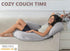 INSEN Reading Pillow, Back Pillow for Sitting in Bed and Couch, Gaming Pillow for Adults, Sit Up Support for Bed