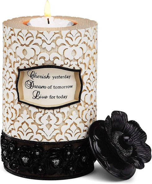 Pavilion Modeles Cherish Dream Live Cylinder Tea Light Candle Holder