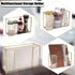 Sumnacon Countertop Bathroom Paper Towel Dispenser Glass Paper Towel Dispenser for Home Bathroom Kitchen Office Toilet