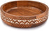 Mango Wood Round White Decorative Bowls for Rustic Home Decor, Table Centerpieces, Home Party Wedding Décor, 10" x 10"