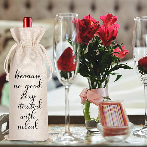 LANBAIHE Wine Gifts Bag for Housewarming, Wedding, Birthday, Retirement, Engagement, New Job Gifts