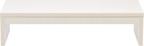 1-Tier, IRIS USA, Inc. Computer, Laptop, TV, Desk Top Riser, Ergonomic PC Monitor Stand, White