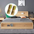 4 Sets No Mortise Bed Rail Fittings, Wooden Bed Frame Connectors Metal Bed Rail Fasteners