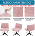 VZLQZJMKY Armless Armless Vanity Chair Cover Criss Cross Chair Cover Waterproof and Elastic Chair Slipcover Chair