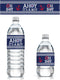 Ahoy Its a Boy Baby Shower Water Bottle Labels - Nautical Waterproof Stickers, 24 Count Party Favor Decorations