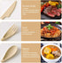4 Pack Travel Utensil Set with Case, Wheat Straw Reusable Tableware for Camping