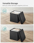 15 Inches 660 lb, ULSF101 SONGMICS MAZIE Collection - Ottoman with Storage, Footstool, Storage Ottoman, Load for Dorm