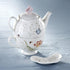 6083927 Lenox Butterfly Meadow Teapot with Lid, White