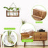 3 Bulb Plant Propagation Station Plant Terrarium Unique Birthday Gifts for Women Home Office Decor Planter with Wooden