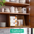kiplant Counter, Large Bread Box for Kitchen Brown Bamboo Bread Storage Container with Wavy Arcylic Transparent Door