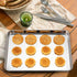 Baking Sheet Set of 2 - Stainless Steel 2-Piece Cookie Sheet, Rectangle Size 16 x 12 x 1 inch, Non Toxic