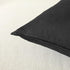 Fancy Homi 2 Packs 14x24 Inch 35x60 cm Black Long Lumbar Decorative Throw Pillow Covers for Living Room Couch Bed Sofa