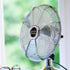 DOITOOL 14 Inch Clear White Plastic Fan Blades, Replacement Leaves for Table Floor Pedestal Fan