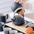 Set, Set 8oz Teapot,14-Piece ICHAG Japanese & Chinese Tea Adults' Portable Gongfu Tea with Teapet with Porcelain
