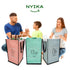 3 Pack 3 NYIKA - Recycling Organizer - Reusable Recycling Bags - Recycling Sorter - Trash Sorting Bins - Compartment