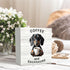 5x5 Inches,Gift Coffee Dachshund Desk Decor Wooden Signs,Funny Coffee Wooden Box Sign,Funny Office Desk Tabletop Shelf