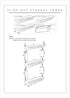 3-Tier Portable Storage Organizer Rack for Laundry, Bathroom, and Kitchen