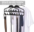 FairyHaus Belt Hanger Organizer 2 Pack, Non Slip Tie Rack Holder, Durable Hanging Closet Accessory Hooks