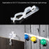 Blulu 120 Pcs Clear Light Clips Hooks, Gutter Clips, Christmas Shingle Clips for C9 C7 C6 Roof, Fence, Outdoor