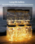 AOZOPE 10 Pack 7ft 20 Fairy Lights Battery Operated - LED Twinkle Lights Copper Wire Mini String Lights Firefly Lights