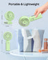 Portable Handheld Misting Fan, 4000mAh USB Rechargeable Personal Foldable Fan with Water Tank for Travel & Office