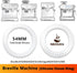 NEOUZA 54mm Brewing Group Head Silicone Gasket, 2Pcs Espresso Machine O-Ring for Breville Sage Coffee Maker