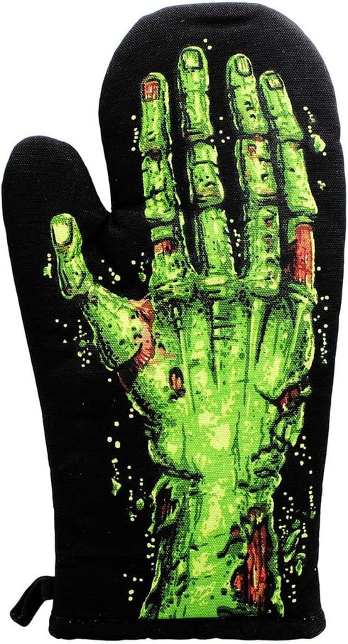 Nerd Block Zombie Hand Oven Glove - Black, Silicone, Polyester
