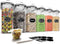Wildone Cereal Storage Containers Set, Large BPA Free Plastic Airtight Food Storage