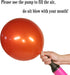 Metallic Orange Balloons, 50pcs 12 Inch Double Layer Burnt Balloons for Wedding & Birthday Decoration