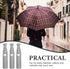 Yardwe 10pcs Umbrella Tail Beads Replacement End Tips for Universal Metal Umbrella Bone Cover