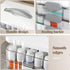 3-Tier ARSTPEOE Medicine Organizer - Portable Medicine Cabinet with Plastic Handle, Multipurpose Medical Box, Pill