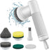 Electric Spin Scrubber, DEPURE Cordless Cleaning Brush with 2 Speeds and 6 Replaceable Brush Heads
