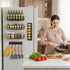 FancyMule 5 Pack Magnetic Spice Rack for Refrigerator, Magnetic Fridge Organizer Shelves, Strong Magnetic Hold, No
