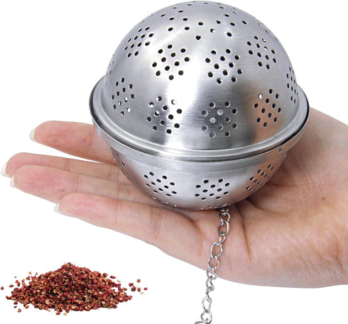 CATOSUM Spice Ball Extra Large For Cooking, Seasoning Ball, Spice Infuser, Tea Ball
