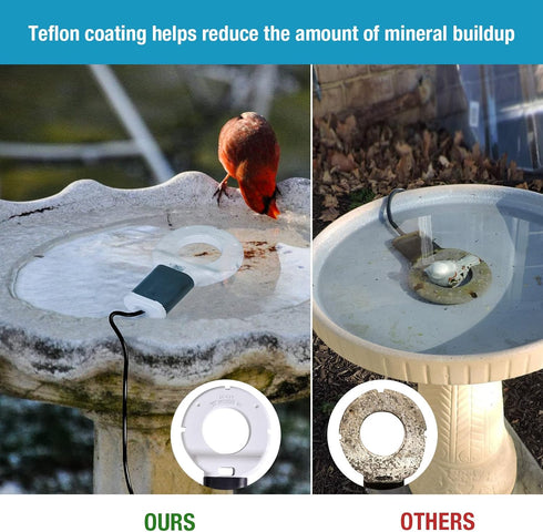 150W Chicken Waterer Heater, Aluminum Utility De-Icer for Farm & Livestock, Non-Conductive and Anti-Rust Heated Chicken