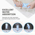Choicy 10 Pack 1212in Microfiber Cleaning Cloth Absorbent Kitchen Towels Dish Cloths Washable Reusable Cleaning Rags