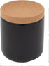 Ceramic and Cork Breathable Garlic Keeper to Allow Air Flow for Freshness, Stackable Space Saving Cork Lid, Natural