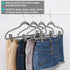 Grey Velvet Clips for Velvet Hangers - 20 PCS Non Slip Clips for Slim Velvet Hangers, Clothes-pins for Grey Hangers