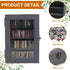 CLVTREBETO 100pcs Anxiety Mini Bookshelf Ornament | Shake Away Your Anxiety Rustic Book Library with Miniature Books |