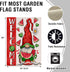 Welcome Summer Watermelon Gnome Small Decorative Garden Flag, Popsicle Daisy Lawn Decor, Seasonal Farmhouse Burlap