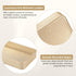 GORESE Gold Perfume Tray, Decorative PU Leather Jewelry Tray for Dresser and Nightstand Organizer, Catch-All Vanity