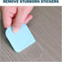 Pan Scraper, 5 Pcs Non Scratch Pot Scraper Plastic, Sturdy Kitchen Tool for Cast Iron, Pot and Pan Cleaning - Aqua
